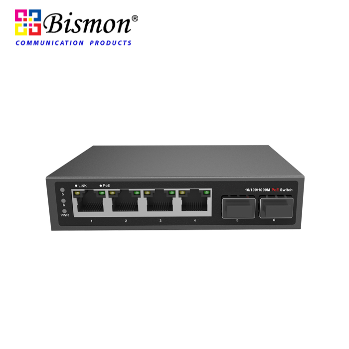 4-10-100-1000M-RJ45-ports-and-2-1000M-uplink-SFP-fiber-Unmanaged-PoE-fiber-switch